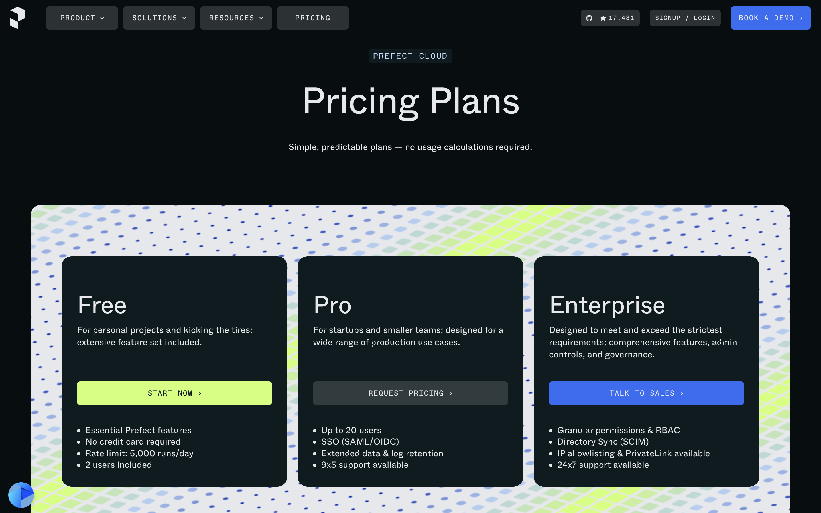 Prefect pricing Prefect pricing