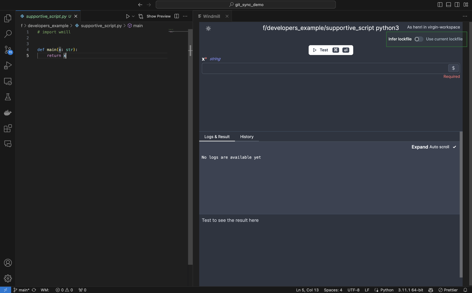 Toggle Lockfile Toggle Lockfile